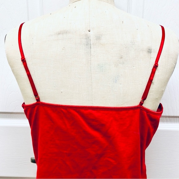 T28 New Directions Red Lined Camisole - Picture 3 of 5